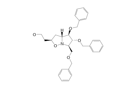(2R,3AR,4R,5R,6R)-4,5-DIBENZYLOXY-6-(BENZYLOXYMETHYL)-2-(2-HYDROXYETHYL)-HEXAHYDROPYRROLO-[1,2-B]-ISOXAZOLE