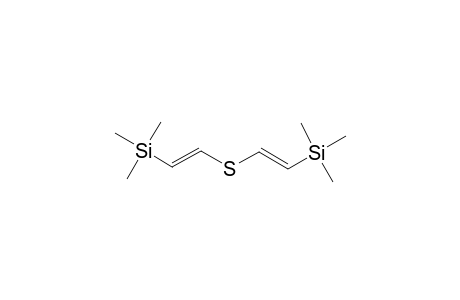Trimethyl-[(E)-2-[(E)-2-trimethylsilylvinyl]sulfanylvinyl]silane