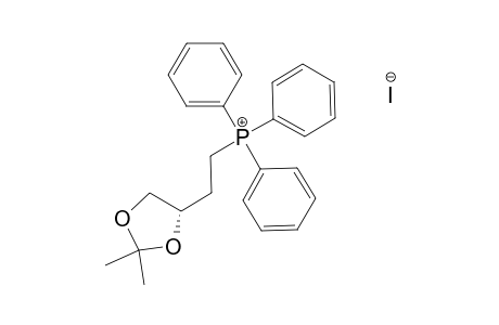 2-(2,2-DIMETHYL-(S)-1,3-DIOXOLAN-4-YL)-ETHYL-TRIPHENYL-PHOSPHONIUMIODIDE