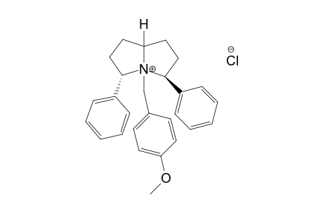 (3S,4S,5S,7aR)-(-)-3,5-Diphenyl-4-[(4-methoxyphenyl)methyl]pyrrolizidinium chloride