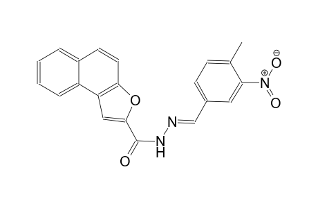 N'-[(E)-(4-methyl-3-nitrophenyl)methylidene]naphtho[2,1-b]furan-2-carbohydrazide