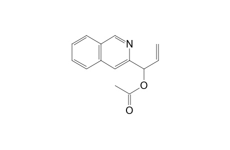 (+-)-Acetic acid 1-(isoquinolin-3-yl)allyl ester