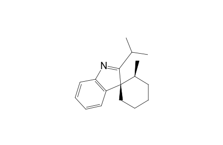 (1R*,2S*)-2'-Isopropylspiro[2-methylcyclohexan-1,3'-3'H-indole]