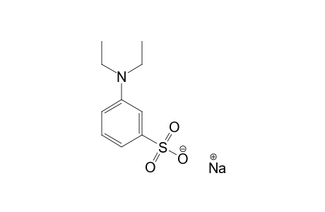 Benzenesulfonic acid, 3-(diethylamino)-, sodium salt