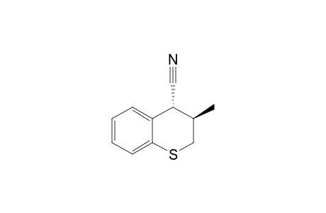 2H-1-Benzothiopyran-4-carbonitrile, 3,4-dihydro-3-methyl-, trans-