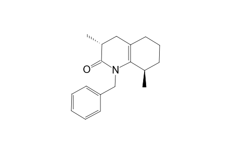 trans-1-Benzyl-3,8-dimethyl-2-oxo-1,2,3,4,5,6,7,8-octahydroquinoline