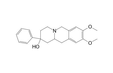 2H-Benzo[b]quinolizin-2-ol, 1,3,4,6,11,11a-hexahydro-8,9-dimethoxy-2-phenyl-