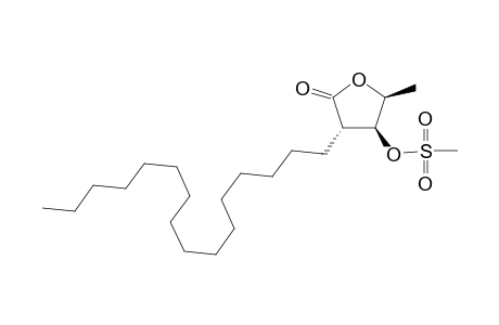 (3S,4S,5S)-3-hexadecyl-4-o-mesyl-5-methyldihydro-2(3H)-furanone