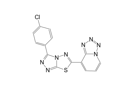 tetrazolo[1,5-a]pyridine, 8-[3-(4-chlorophenyl)[1,2,4]triazolo[3,4-b][1,3,4]thiadiazol-6-yl]-