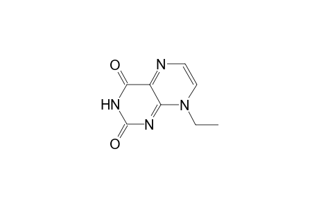 2,4(3H,8H)-Pteridinedione, 8-ethyl-