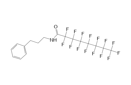2,2,3,3,4,4,5,5,6,6,7,7,8,8,8-Pentadecafluoro-N-(3-phenylpropyl)octanamide