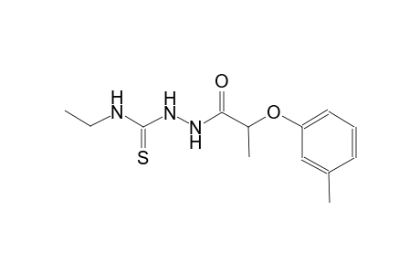 N-ethyl-2-[2-(3-methylphenoxy)propanoyl]hydrazinecarbothioamide