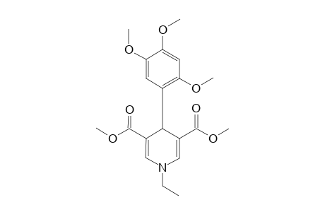 1-Ethyl-4-(2,4,5-trimethoxyphenyl)-4H-pyridine-3,5-dicarboxylic acid dimethyl ester