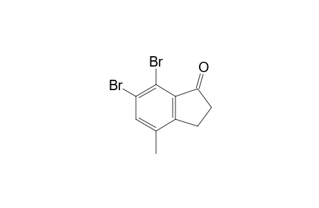 6,7-dibromo-4-methyl-indan-1-one