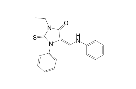 4-Imidazolidinone, 3-ethyl-1-phenyl-5-[(phenylamino)methylene]-2-thioxo-