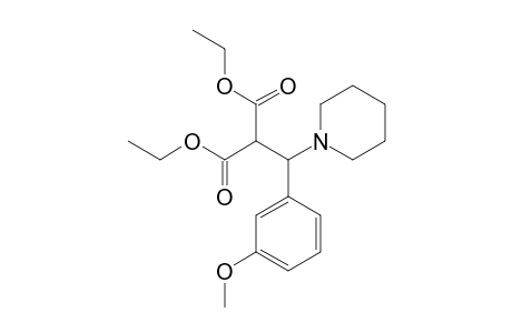 DIETHYL-2-[(3-METHOXYPHENYL)-(PIPERIDIN-1-YL)-METHYL]-MALONATE