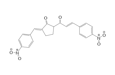 2-[(E)-3-(4-Nitrophenyl)acryloyl]-5-[1-(4-nitrophenyl)-meth-(E)-ylidene]-cyclopentanone