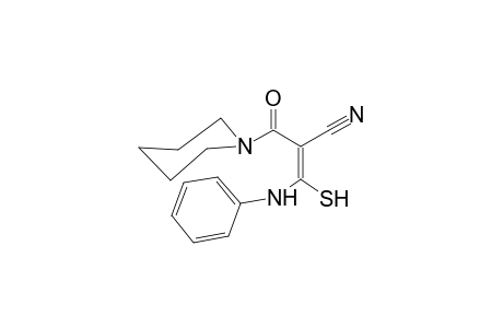 3-Anilino-3-mercapto-2-[(piperidin-1'-yl)carbonyl]-acrylonitrile