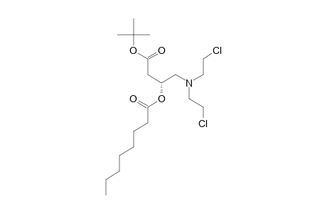 (R)-TERT.-BUTYL-3-CAPRYLOYLOXY-4-[N,N-BIS-(2-CHLOROETHYL)-AMINO]-BUTYRATE