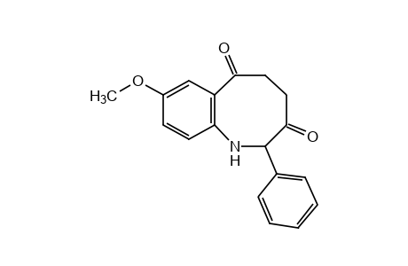 (2R*)-8-methoxy-2-phenyl-1,2,4,5-tetrahydro-1-benzazocine-3,6-dione