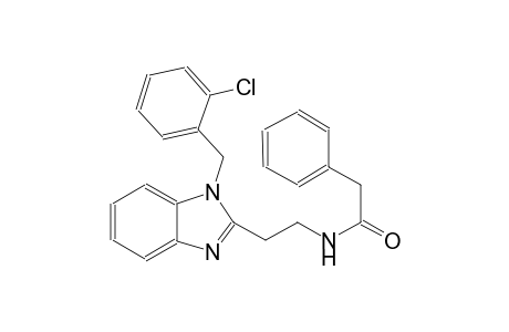 benzeneacetamide, N-[2-[1-[(2-chlorophenyl)methyl]-1H-benzimidazol-2-yl]ethyl]-