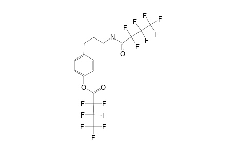 (4-Hydroxyphenyl)propylamine, di-hfb