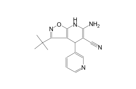6-amino-3-tert-butyl-4-(3-pyridinyl)-4,7-dihydroisoxazolo[5,4-b]pyridine-5-carbonitrile