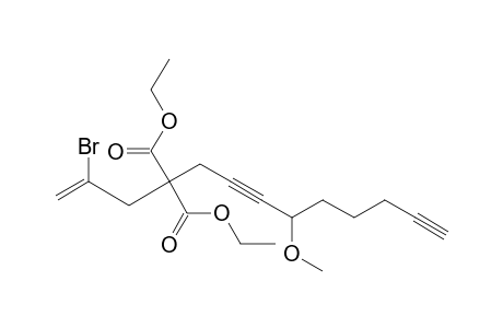 Diethyl 2-Bromo-8-methoxy-1-tridecene-6,12-diyne-4,4-dicarboxylate