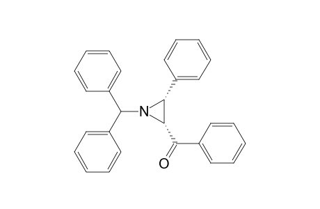 Methanone, [1-(diphenylmethyl)-3-phenyl-2-aziridinyl]phenyl-, cis-
