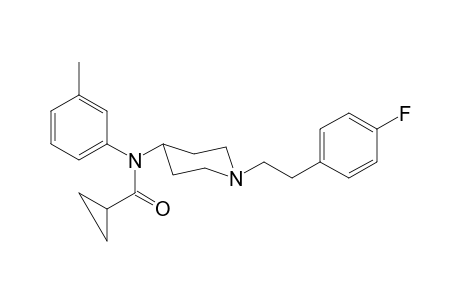 N-(1-[2-(4-Fluorophenyl)ethyl]piperidin-4-yl)-N-(3-methylphenyl)cyclopropanecarboxamide