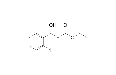 Ethyl 3-hydroxy-3-(2-iodophenyl)-2-methylenepropanoate
