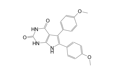 1H-pyrrolo[2,3-d]pyrimidine-2,4(3H,7H)-dione, 5,6-bis(4-methoxyphenyl)-
