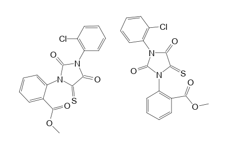 METHYL-2-[2,4-DIOXO-3-(2-CHLOROPHENYL)-5-THIOXO-IMIDAZOLIDIN-1-YL]-BENZOATE