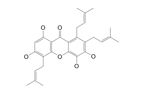 1,3,5,6-TETRAHYDROXY-4,7,8-TRI-(3-METHYL-2-BUTENYL)-XANTHONE