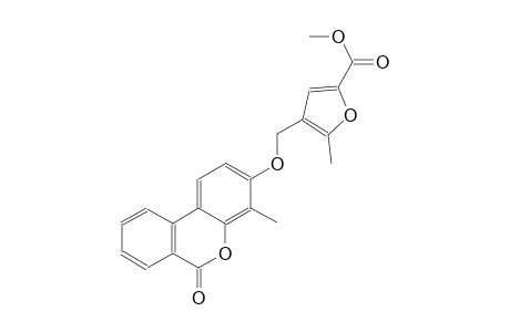 methyl 5-methyl-4-{[(4-methyl-6-oxo-6H-benzo[c]chromen-3-yl)oxy]methyl}-2-furoate