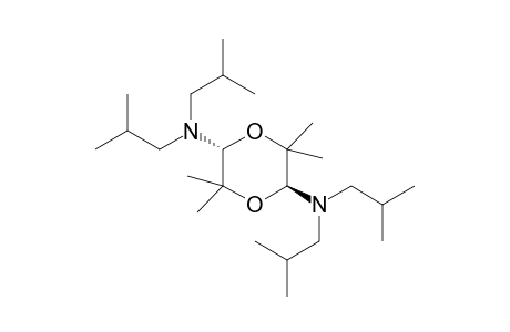 trans-2,5- bis( Diisobutylamino)-3,3,6,6-tetramethyl-1,4-dioxane