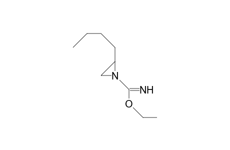 Ethyl 2-butyl-1-aziridine-carboximidate