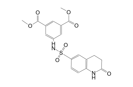 dimethyl 5-{[(2-oxo-1,2,3,4-tetrahydro-6-quinolinyl)sulfonyl]amino}isophthalate