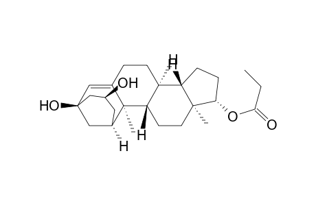 7,11-Methano-7H-cycloocta[a]cyclopenta[f]naphthalene-1,7,9-triol, 1,2,3,3a,3b,4,5,8,9,10,11,11a,11b,12,13,13a-hexadecahydro-11a,13a-dimethyl-, 1-propanoate, [1S-(1.alpha.,3a.beta.,3b.alpha.,7.beta.,9.alpha.,11.alpha.,11a.alpha.,11b.beta.,13a.alpha.)]-