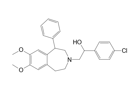 (+/-)-3-[(Beta-Hydroxy)-(4-chlorophenyl)ethyl]-7,8-dimethoxy-1-phenyl-2,3,4,5-tetrahydro-1H-3-benzazepine