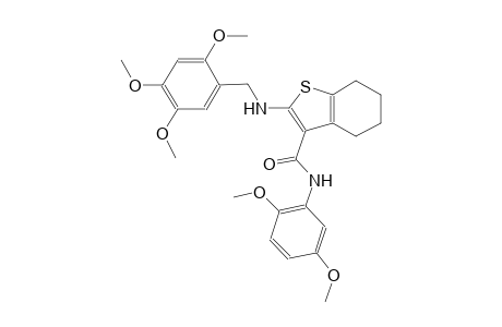 benzo[b]thiophene-3-carboxamide, N-(2,5-dimethoxyphenyl)-4,5,6,7-tetrahydro-2-[[(2,4,5-trimethoxyphenyl)methyl]amino]-