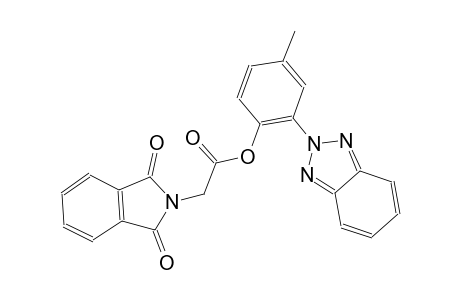 1H-isoindole-2-acetic acid, 2,3-dihydro-1,3-dioxo-, 2-(2H-1,2,3-benzotriazol-2-yl)-4-methylphenyl ester