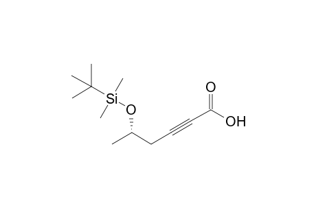 (5S)-5-[tert-butyl(dimethyl)silyl]oxyhex-2-ynoic acid