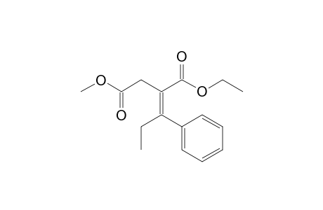 (2Z)-2-(1-phenylpropylidene)butanedioic acid O1-ethyl ester O4-methyl ester
