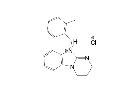 10-(2-methylbenzyl)-2,3,4,10-tetrahydropyrimido[2,1-b]benzimidazol-10-ium chloride
