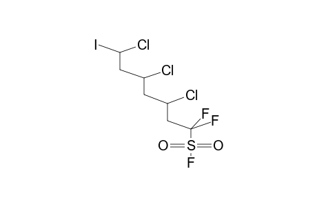 1-FLUOROSULPHONYL-1,1-DIFLUORO-3,5,7-TRICHLORO-7-IODOHEPTANE