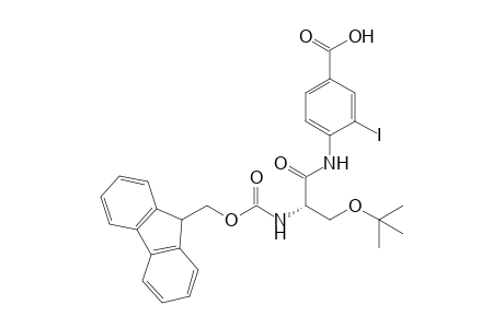 4-[[(2S)-2-(9H-fluoren-9-ylmethoxycarbonylamino)-3-[(2-methylpropan-2-yl)oxy]propanoyl]amino]-3-iodanyl-benzoic acid