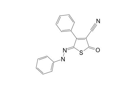 4-METHYL-2-OXO-5-PHENYLHYDRAZONE-DELTA(3)-TIOLEN-3-CARBONITRIL