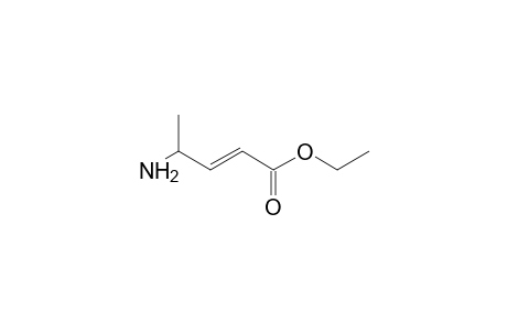 2-(E)-Pentenoic acid, (4S)-amino-, ethyl ester