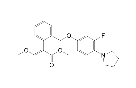 Methyl (E)-2-[2-[(3-fluoro-4-pyrrolidin-1-yl-phenoxy)methyl]phenyl]-3-methoxy-prop-2-enoate